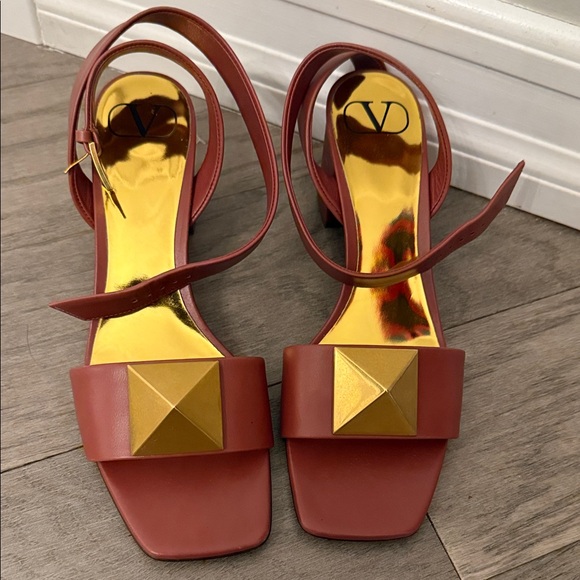 Valentino Shoes - Valentino Women's Sandals with Gold Details